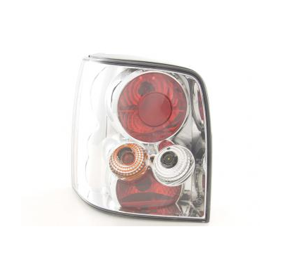 Kit de pilotos traseros para VW Passat Variant modelo 3B  97-00 cromado Fk automotive