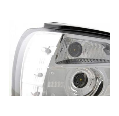 Kit De Pilotos Traseros Vw Polo Modelo 6n  95-98, Rojo/Color Claro Fk Automotive