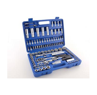 Caja Herramientas Knarren Set 1/4 + 1/2 Zoll 108-Piezas