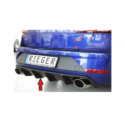 Escape FOX Rieger rear skirt insert Leon Cupra (5F): 01.17 - (reestyling) 5-dr. (ST/station wagon)
