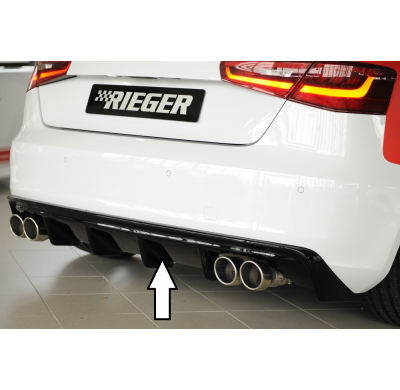 FOX 3-puerta. (Hatchback 8V1) 5 puertas. (Sportback 8VA) Añadido trasero Rieger - Audi A3 8V Año:07.12-08.16 (Hasta Facelift)