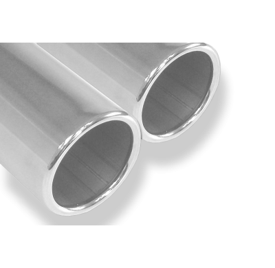Tubos de escape para Mini Cooper S R52/R53 con silenciador trasero FOX, abrazaderas incluidas - 2x76 tipo 12 central Fox exhaust