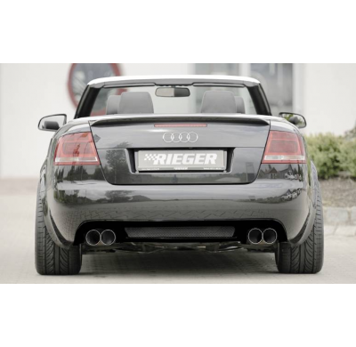Silenciador trasero derecho/izquierdo Rieger para Audi A4 Tipo B6 - 2x80 Fox exhaust