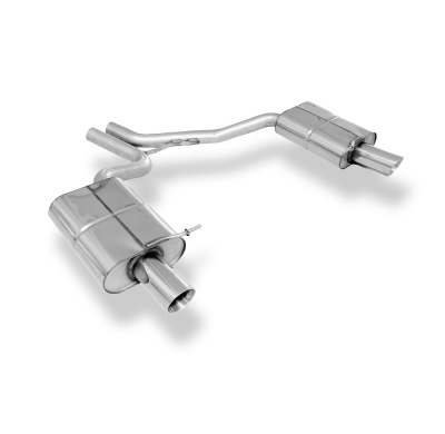 Silenciador final derecho/izquierdo para Audi A4 Tipo B7 - 1x90 tipo 25 derecho Fox exhaust