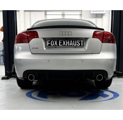 Silenciador trasero derecho/izquierdo para Audi A4 Type B7 DTM Edition - 1x90 Type 16 derecho/izquierdo Fox exhaust