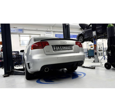 Silenciador trasero derecho/izquierdo para Audi A4 Type B7 DTM Edition - 1x90 Type 16 derecho/izquierdo Fox exhaust