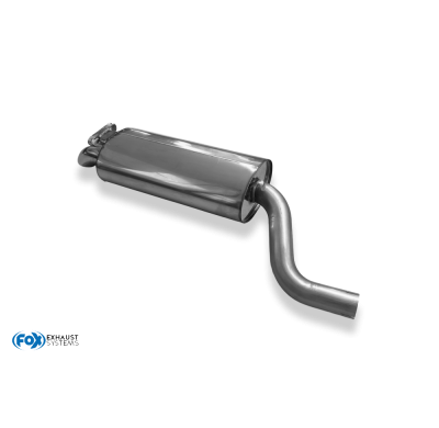 Silenciador final Audi 100 quattro Tipo C3 - 2x55 Tipo 26 Fox exhaust