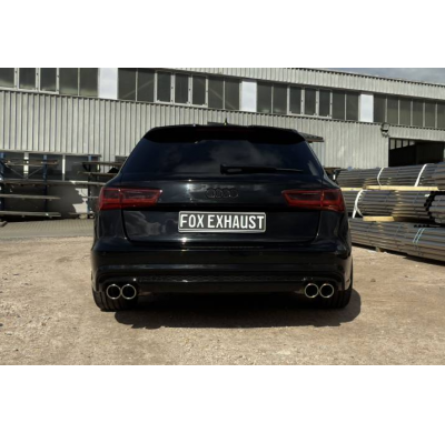 Silenciador final Audi A6 4G derecho/izquierdo - 2x90 tipo 16 derecho/izquierdo Fox exhaust