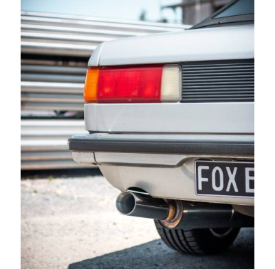 BMW E21 323i Sistema parcial compuesto por 2 unidades traseras y 1 unidad delantera Fox exhaust
