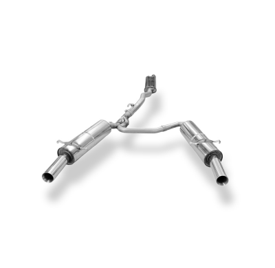 BMW E21 323i Sistema parcial compuesto por 2 unidades traseras y 1 unidad delantera Fox exhaust