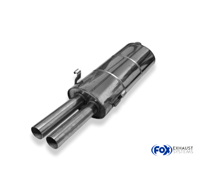 Silenciador final BMW E23 728i - 2x63 Tipo 14 Fox exhaust
