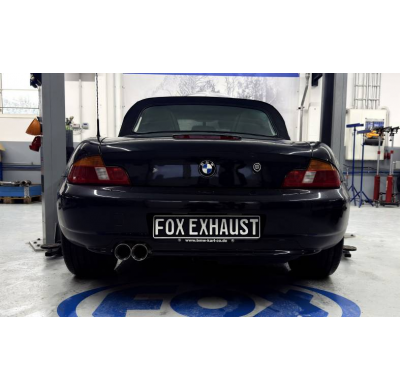 BMW Z3 Roadster y Coupé - Silenciador trasero E36 - 2x80 Tipo 24 Fox exhaust
