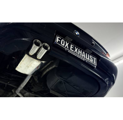 BMW Z3 Roadster y Coupé - Silenciador trasero E36 - 2x80 Tipo 24 Fox exhaust