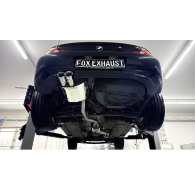 BMW Z3 Roadster y Coupé - Silenciador trasero y delantero E36 - 2x80 Tipo 24 Fox exhaust