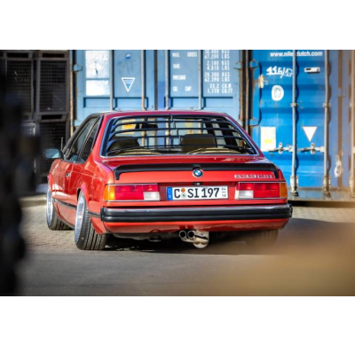 BMW Serie 6 E24 - 633 CSI final y silenciador delantero - 2x63 Tipo 14 Fox exhaust