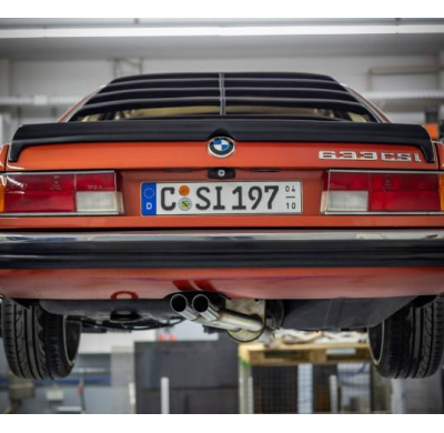 BMW Serie 6 E24 - 633 CSI final y silenciador delantero - 2x63 Tipo 14 Fox exhaust