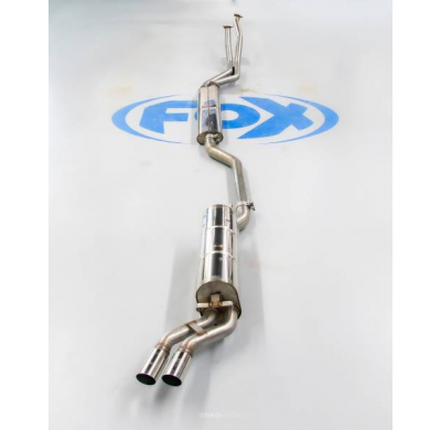 BMW Serie 6 E24 - Sistema de escape completo 635 CSI con colectores - 2x63 Tipo 14 Fox exhaust
