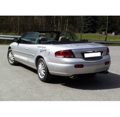 Silenciador final derecho/izq. para Chrysler Sebring Coupé y Cabrio tipo JR Fox exhaust