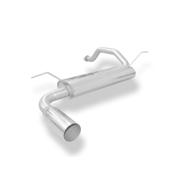 Silenciador final cruzado para Honda Civic 5 - 1x90 tipo 10 Fox exhaust
