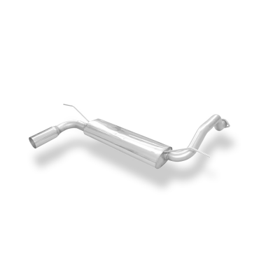 Silenciador final cruzado para Honda Civic 5 - 1x90 tipo 10 Fox exhaust