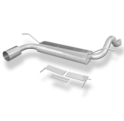 Silenciador final cruzado para Honda Civic 5 - 1x114 tipo 10 Fox exhaust