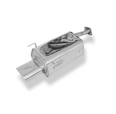 Silenciador final para Honda Civic VI de 5 puertas - 135x85 tipo 53 Fox exhaust