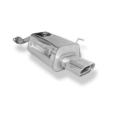 Silenciador final para Honda Civic VI de 5 puertas - 135x85 tipo 53 Fox exhaust