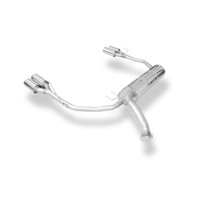 Salida transversal derecha/izquierda del silenciador final del Honda Civic IX Hatchback Fox exhaust