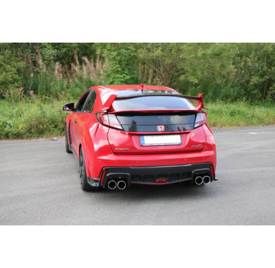 Salida final del silenciador del Honda Civic IX Type R derecha/izquierda - 2x10 Fox exhaust