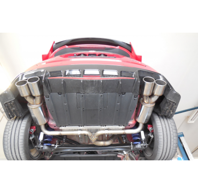 Salida final del silenciador del Honda Civic IX Type R derecha/izquierda - 2x10 Fox exhaust