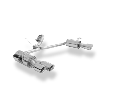 Salida final del silenciador del Honda Civic IX Type R derecha/izquierda - 2x10 Fox exhaust