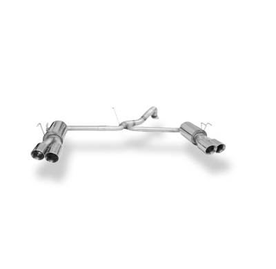 Salida final del silenciador del Honda Civic IX Type R derecha/izquierda - 2x10 Fox exhaust