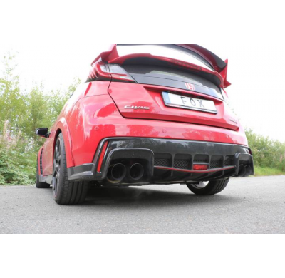 Salida final del silenciador derecha/izquierda para Honda Civic IX Type R - 2x10 Fox exhaust