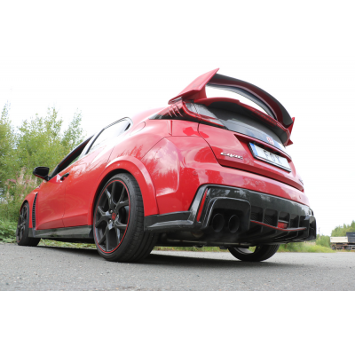 Salida final del silenciador derecha/izquierda para Honda Civic IX Type R - 2x10 Fox exhaust