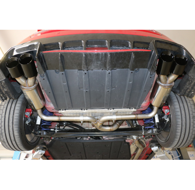 Salida final del silenciador derecha/izquierda para Honda Civic IX Type R - 2x10 Fox exhaust