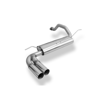 Silenciador final cruzado para Honda Civic 5 - 2x76 tipo 10 Fox exhaust