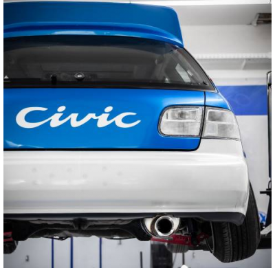 Honda Civic 5 - Silenciador final EG2 EG3 - 1x90 tipo 24 Fox exhaust