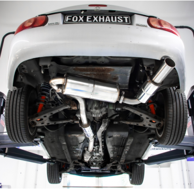 Mazda MX5 NB - Sistema óptico JDM JDM que consta de luces traseras, centrales y Fox exhaust
