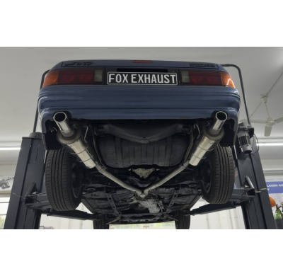 Mazda RX7 - Silenciador final FC derecho/izquierdo - 1x80 tipo 12 derecho Fox exhaust