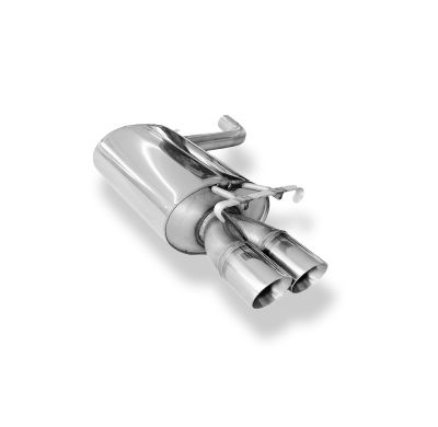 Silenciador final Mercedes 190 W201 - 2x76 tipo 25 Fox exhaust