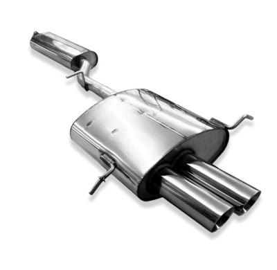 Silenciador delantero y trasero para Mercedes Clase C Sportcoupe CLC 203 - 2x76 Tipo 25 Fox exhaust