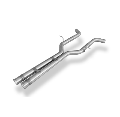 Mercedes Clase E 212 - Sustitución del silenciador delantero 5,5 l 285 kW Fox exhaust