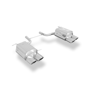 Mercedes SLK Tipo 171/172 Silenciador trasero derecho/izquierdo con defectos menores Fox exhaust