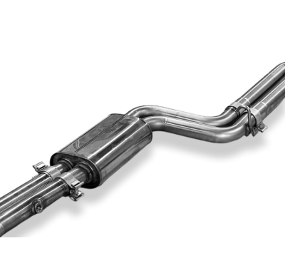 Mercedes W123/S123 - 4 y 6 cilindros Silenciador delantero Fox exhaust