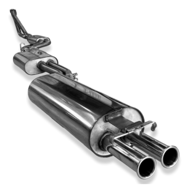 Mercedes W123/S123 - 4 cilindros. Sistema completo desde el motor. Fox exhaust