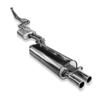 Mercedes W123/S123 - 4 cilindros. Sistema completo desde el motor. Fox exhaust