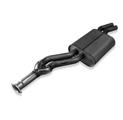 Mercedes W123/S123 - Silenciador central de 4 cilindros adecuado para Fox exhaust