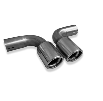 Tubos de escape para Mini Cooper S R52/R53 con silenciador trasero FOX, incluyendo abrazaderas - 2x76 tipo 17 central Fox exhaus