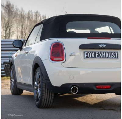 Mini Cooper F56 y F57 - silenciador final 3 puertas - tipo 1x100 Fox exhaust