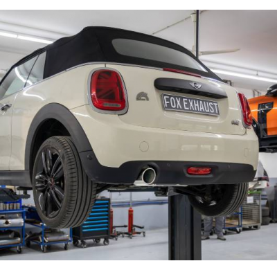 Mini Cooper F56 y F57 - silenciador final 3 puertas - tipo 1x100 Fox exhaust